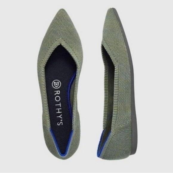 Rothy's Shoes - DDISO Rothy’s Olive Birdseye Points